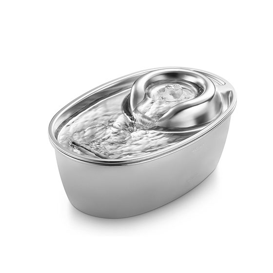 wopet cat stainless steel water fountain
