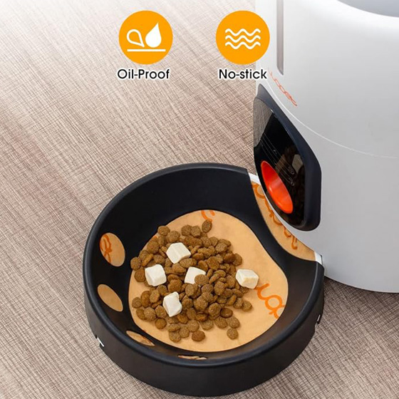 WOpet Automatic Pet Feeder Bowl Disposable Paper Liners Set (For FT50 Pet Feeder)