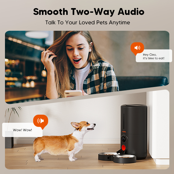 WOpet Heritage View Automatic Pet Feeder