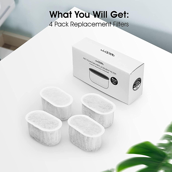 Replacement Filters For WOpet Cat Water Fountain