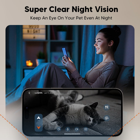 WOpet Heritage View Automatic Pet Feeder with Camera [Dual Bowls]